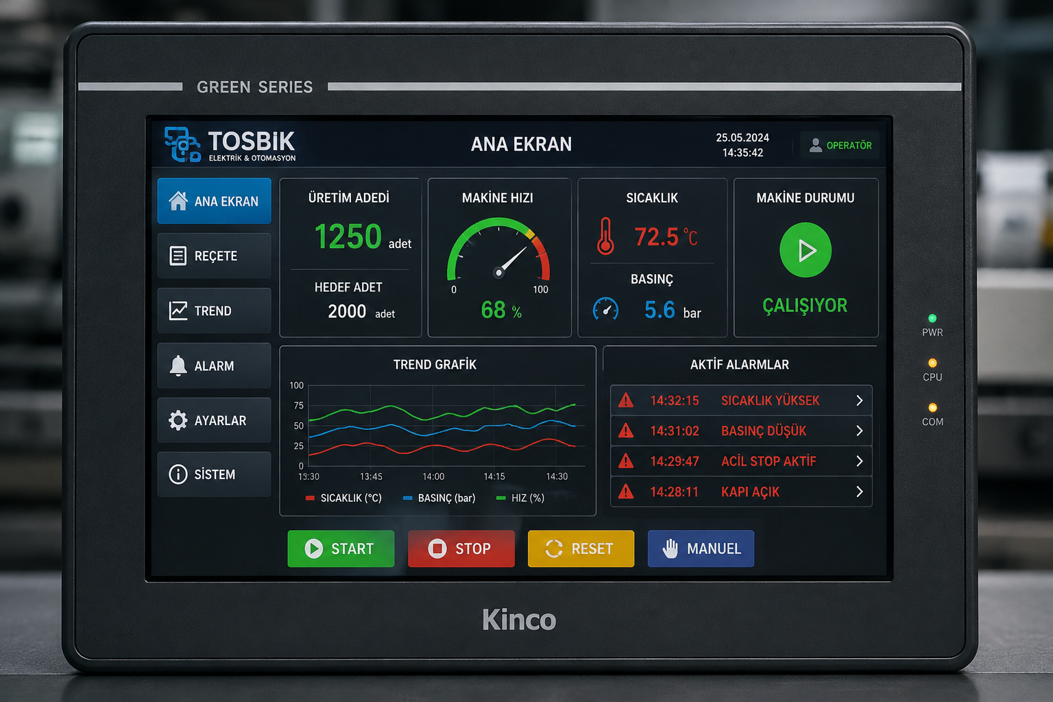 HMI Panel Programlama
